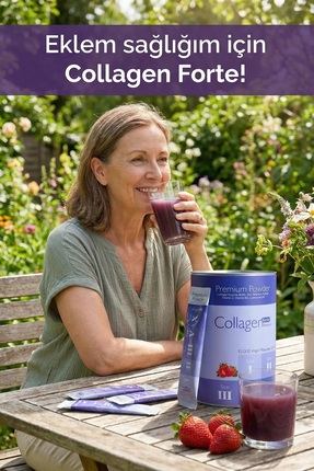 Premium Kolajen Powder 10g X 30 Şase Biotin & Multivitamin Çilek Aromalı Image 3