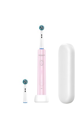 Değiştirilebilir Başlıklı Şarj Edilebilir Elektrikli Diş Fırçası - Pembe Image 3