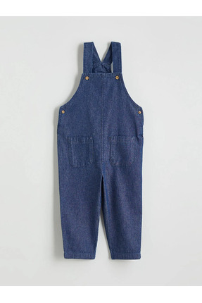 LCW baby Indigo Erkek Bebek Salopet Ve Tişört Image 4