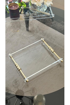 Halka Detay Kahve Sunum Pleksi Tepsi Matgold Image 2