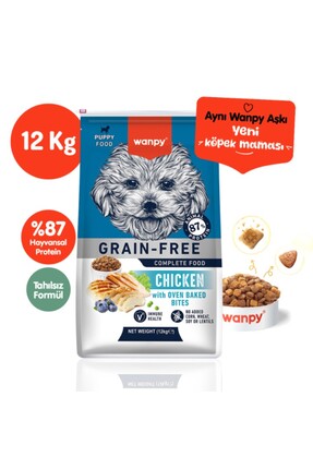 Tahılsız Puppy Tavuklu Yavru Köpek Maması 12 kg Image 0