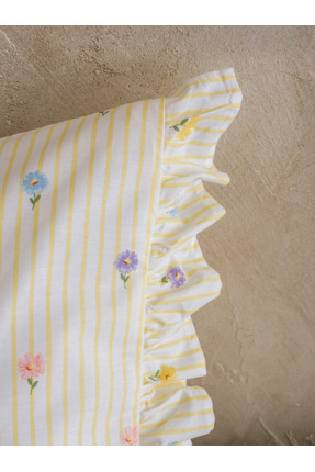 Desenli Tek Kişilik Nevresim Seti Image 3