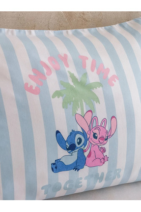 LCW HOME Karışık Lilo Ve Stitch Baskılı Tek Kişilik Nevresim Seti Image 4