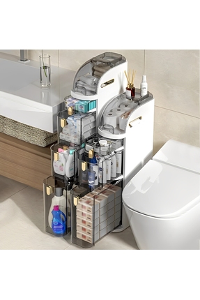 5 Katlı - Çok Amaçlı Banyo, Çamaşır Odası ve Mutfak Düzenleyici | Dar Alan Dikey Dolap-Rio Image 2