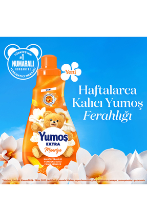 Extra Çamaşır Yumuşatıcı 42 Yıkama Manolya 1008 ml x4 Image 3