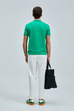 Erkek Laon Smart Polo Açık Yeşil T-Shirt 111040206 Image 5