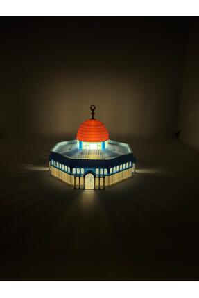 Mescid-i Aksa Kubbetüs Sahra Dekoratif LED Gece Lambası – Işıklı Biblo | LED Mum (Tea Light) Hediye Image 0