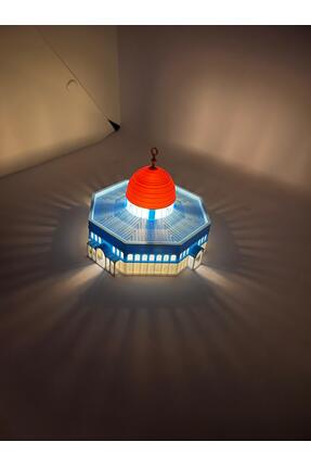 Mescid-i Aksa Kubbetüs Sahra Dekoratif LED Gece Lambası – Işıklı Biblo | LED Mum (Tea Light) Hediye Image 2