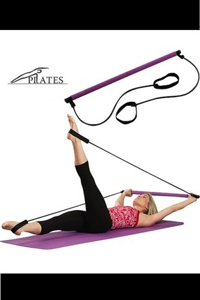 Squat Pilates Studio Evde Spor Egzersiz Çubuğu Kalça Basen Sıkılaştırıcı Pilates Barı Plates Image 6