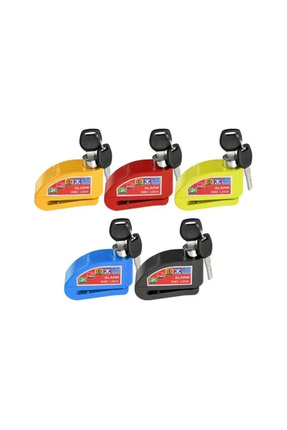 World Class 110 Db Mavi Siyah Kırmızı Alarmlı Disk Kilidi (hatırlatıcı Kablo ) Image 1