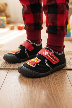 Yazlık Erkek Çocuk Rahat Taban Cırt Cırtlı Ayarlanabilir Keten Ev Okul Kreş Günlük Ayakkabı Image 0