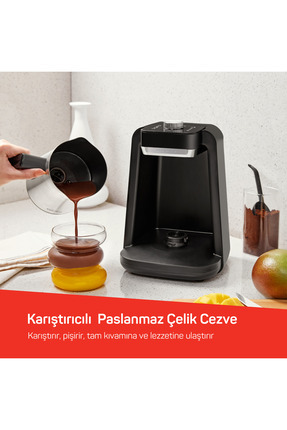 Okka OK0020 Rich Spin Pro Türk Kahvesi Makinesi Bakır Image 2