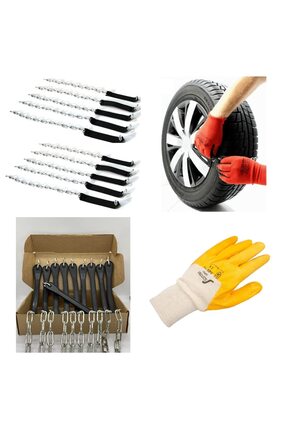 Kar Zinciri, Tak-Çıkar Zincir, Patinaj Zinciri, Kaymaz Pratik Araba Araç Lastik Zinciri Image 4