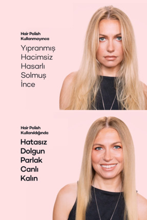 Hair Polish 250 ml Boyalı Saçlarda Dahil Tüm Saç Tipleri Için Saç Cilası Image 3