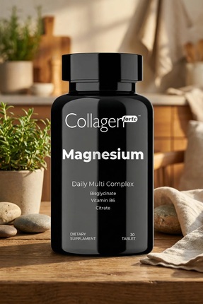 Magnezyum Complex 30 Tablet 500 Mg Bisiglinat, Sitrat, Vitamin B6, C Vitamini Image 3