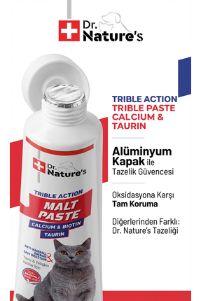 Kediler İçin Malt Macun Tüy Yumağı ve Sindirim Desteği 100gr Image 5