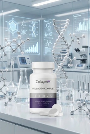 5 Tip Kolajen Complex Tip 1,2,3,5 Ve Tip 10 Biotin, Çinko, Selenyum, C Vitamini & Açai, 90 Tablet Image 6