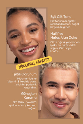 Face Up Skin Medium to Dark SPF30+ BB Cream Image 1