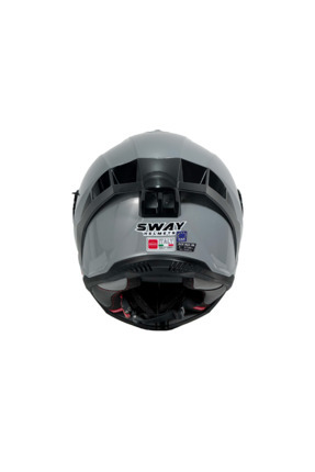 SW 867 Nardo Grey Full Face (Siyah Vizörlü) Image 4