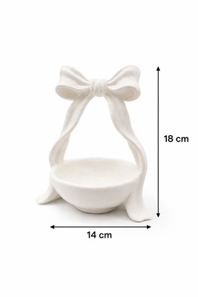 Dekoratif Fiyonklu Takı & Aksesuar Standı - (18 cm) Image 3