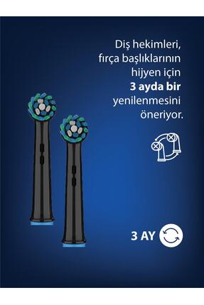Değiştirilebilir Başlıklı Şarj Edilebilir Elektrikli Diş Fırçası - Siyah Image 5