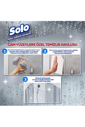 Aquablock Cam Yüzeylere Özel Temizlik Havlusu 30 Yaprak Image 4