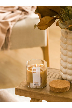 LCW HOME Kahverengi Ice Latte Kokulu Bardak Mum 240 G Image 0