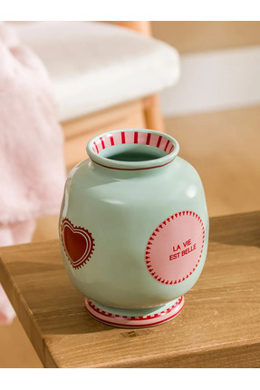 LCW HOME Karışık Baskılı Seramik Saksı 15 Cm Image 2