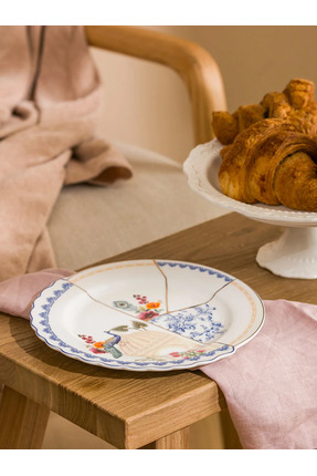 LCW HOME Beyaz Baskılı Pasta Tabağı 21 Cm Image 0