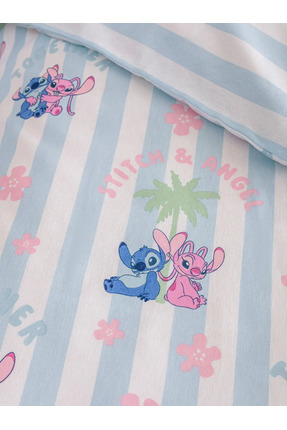 LCW HOME Karışık Lilo Ve Stitch Baskılı Tek Kişilik Nevresim Seti Image 3