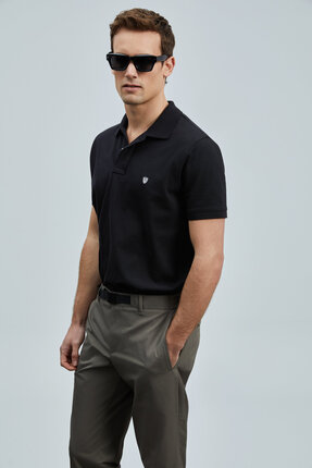 Polo Yaka Erkek T-Shirt - Kısa Kol Image 1