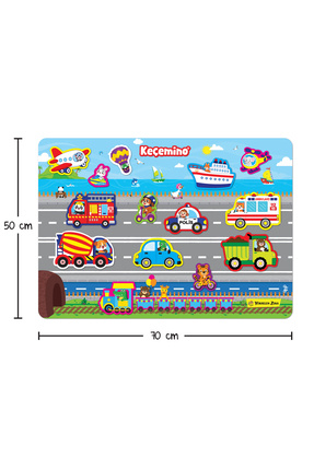 Keçemino Etkinlik Halısı - Taşıtlar Image 2