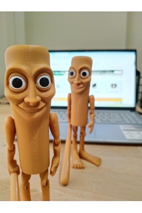 Tung Tung Tung Sahur figür oyuncak 19 cm Image 1