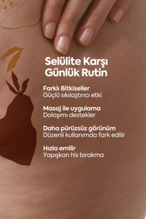 Anında Sıkılaştırıcı Ve Selülit Önleyici Krem (ANTİ-CELLULİTE CREAM) Image 2
