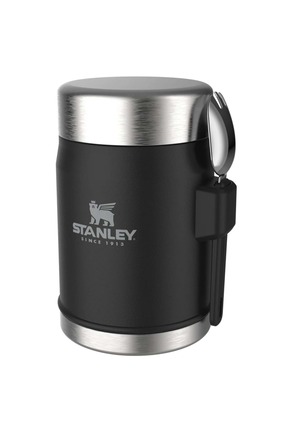 Classic Legendary Kaşıklı Yemek Termosu 0.4L Termos Kamp Matara SİYAH Image 2