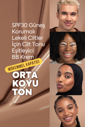 Face Up Skin Medium to Dark SPF30+ BB Cream Image 3