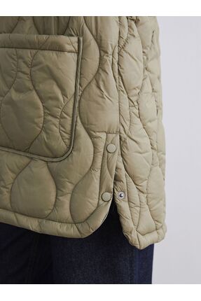 LCW Vision Kapüşonlu Kapitone Kadın Şişme Mont Image 2