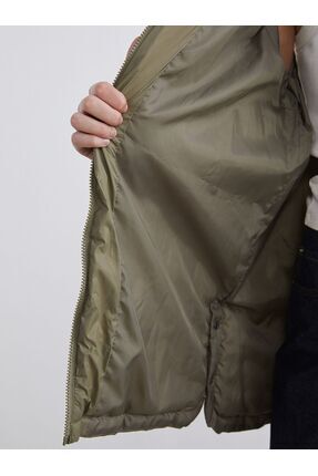 LCW Vision Kapüşonlu Kapitone Kadın Şişme Mont Image 3