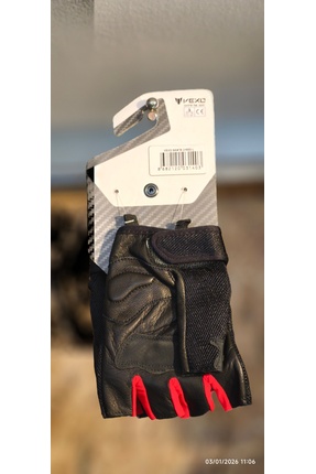 SANTA 2 MOTOSİKLET ELDİVENİ YARIM KIRMIZI Image 1