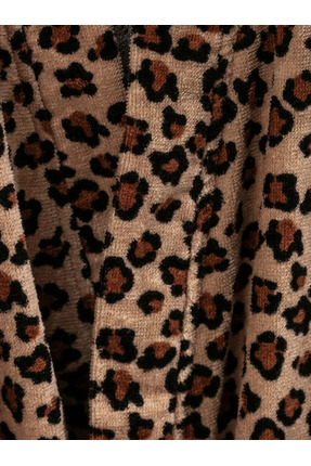 LCW ACCESSORIES Karışık Leopar Desenli Kadın Bornoz Image 1