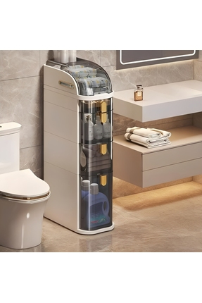 5 Katlı - Çok Amaçlı Banyo, Çamaşır Odası ve Mutfak Düzenleyici | Dar Alan Dikey Dolap-Rio Image 0