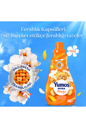 Extra Çamaşır Yumuşatıcı 42 Yıkama Manolya 1008 ml x4 Image 4