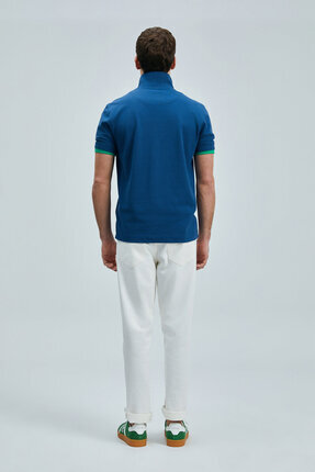 Laon Smart Erkek Polo Tişört Açık Lacivert Image 5