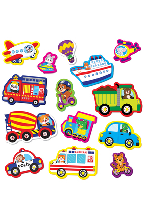 Keçemino Etkinlik Halısı - Taşıtlar Image 3