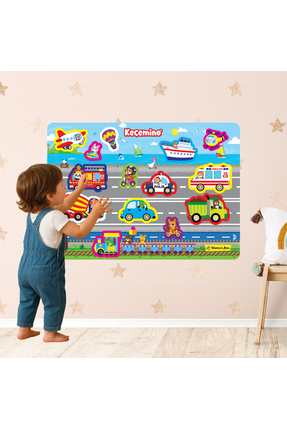 Keçemino Etkinlik Halısı - Taşıtlar Image 1
