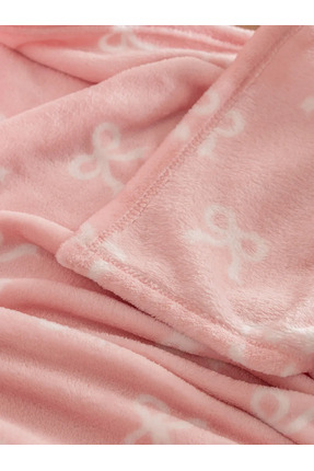 LCW HOME Pembe Fiyonk Baskılı Tv Battaniyesi 100x150 Cm Image 2