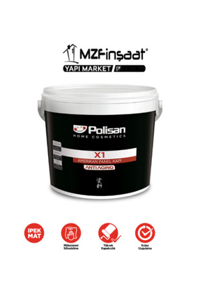 X1 Kokusuz Panel Kapı Boyası Beyaz Image 2