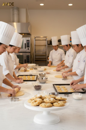 Dönebilen Pasta Sıvama Ve Sunum Standı_Beyaz Ayaklı Döner Başlıklı Image 3