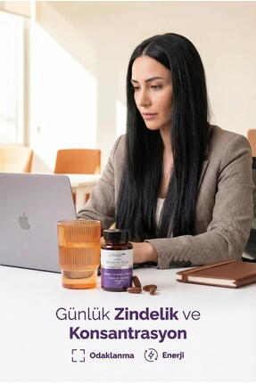 Kırmızı Kore Ginseng Plus, Hidrolize Kolajen, Vitamin B5, B6, B12,çinko, Softgel 1000mg Image 1