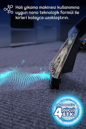 Makine Klasik Nano Halı Ve Koltuk Şampuanı 1000 ml X 4 Adet Image 2